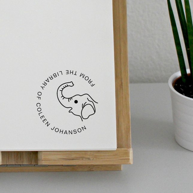 Cute Elephant Modern From The Library Of Rubber Stamp (Creator Uploaded)