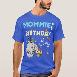 Cute Elephant Mommie Of The Birthday Boy T-Shirt