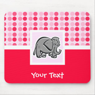 Cute Elephant Mouse Pad