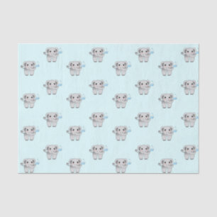 Cute Elephant Pattern Tissue Paper