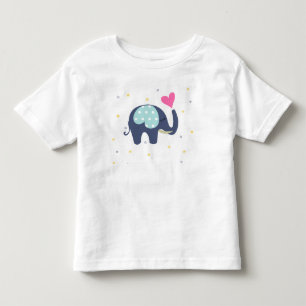 Cute Elephant printed tshirt for toddlers