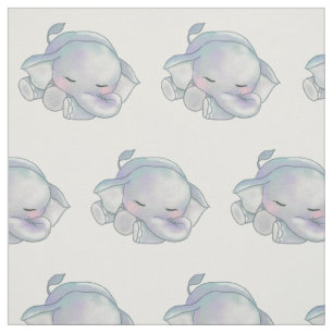 Cute Elephant Safari Animal Fabric