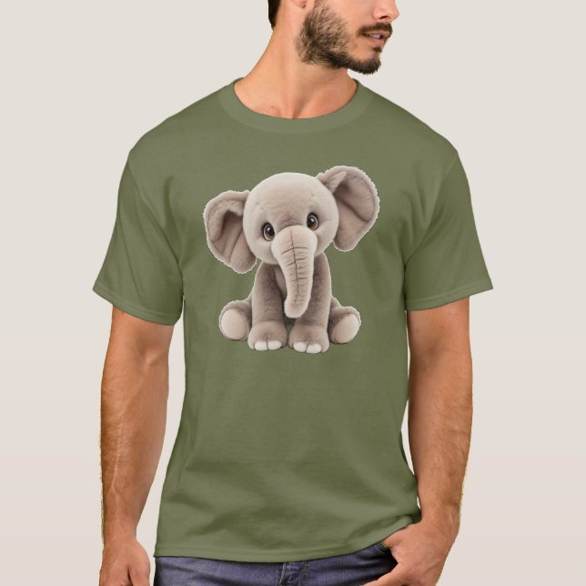 Cute Elephant Tee (Front)