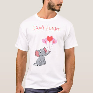 Cute elephant valentine's day T-Shirt