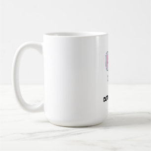 Cute Elephant with Flower Headband Coffee Mug