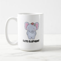 Cute Elephant with Flower Headband