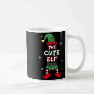 Cute Elf Christmas Pajamas Pjs Matching Family Gro Coffee Mug