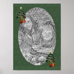 Cute Elf Holiday Add Your Photo  Poster