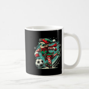 Cute Elf Playing Soccer Lovers Boys Girls Kid Teen Coffee Mug