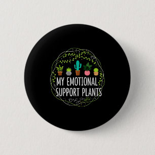 Cute Emotional Suprt Cactus Mood Booster  6 Cm Round Badge