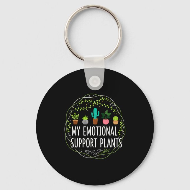 Cute Emotional Suprt Cactus Mood Booster  Key Ring (Front)