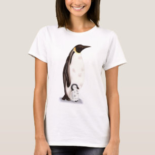 Cute Emperor Penguin Illustration T-Shirt