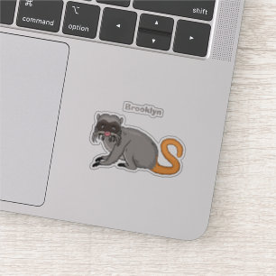 Cute Emperor Tamarin illustration cartoon
