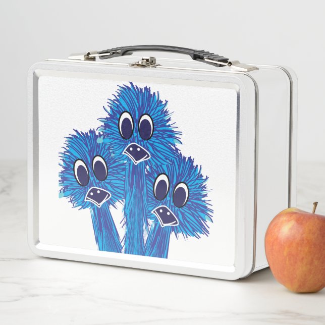 Cute Emus  Metal Lunch Box (In Situ)