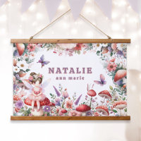 Cute Enchanted Fairy Garden Personalised Name