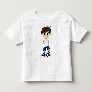 Cute England Soccer Boy Tee