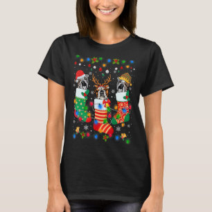 Cute English Bulldog Dog Puppy Christmas Socks Xma T-Shirt