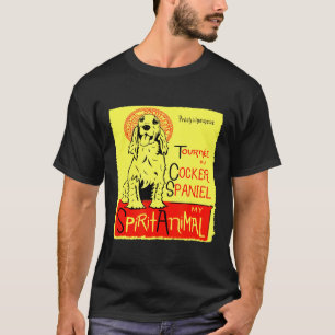 Cute English Cocker Spaniel Dog Art Cocker Spaniel T-Shirt