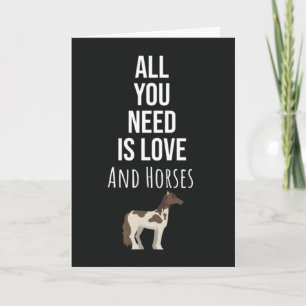 Cute Equine Cards Horse Equestrian Pony Animal