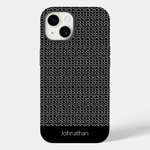 Cute Ethnic Black and White Pattern Case-Mate iPhone 14 Case