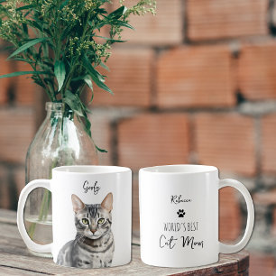 Cute European Short Hair Cat Custom Best Mum/Dad Coffee Mug