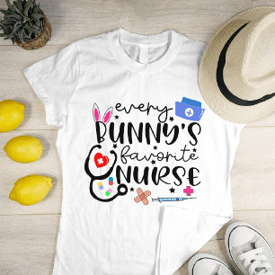 Cute Every Bunny's Favourite Nurse - Gift For Nurs T-Shirt