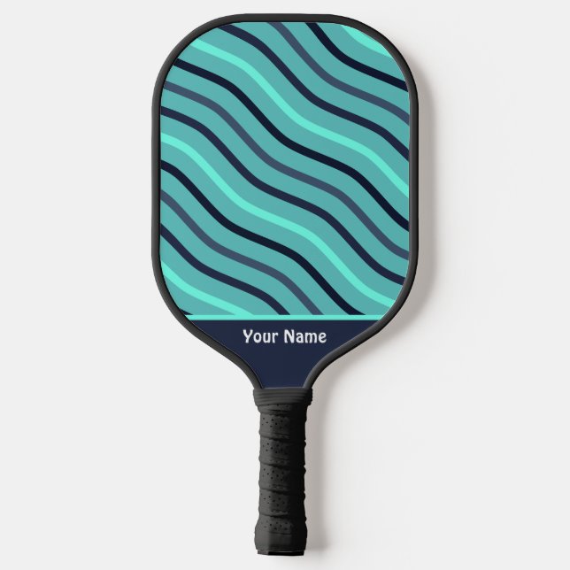 Cute Exercise Blue Professional  Pickleball Paddle (Back)