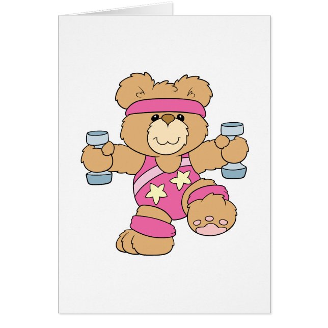 Cute Exercise Fitness bear (Front)