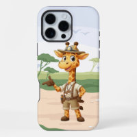 Cute Explorer Giraffe on safari