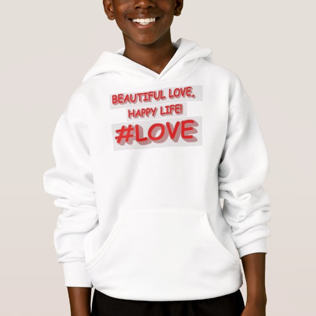 Cute Expression Design "BEAUTIFUL LOVE". Buy Now (Front)