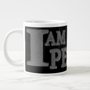 Cute Expression Design "GOOD PERSON". Buy Now Large Coffee Mug