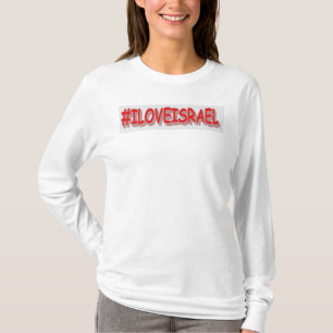 Cute Expression Design "#ILOVEISRAE". Buy Now T-Shirt
