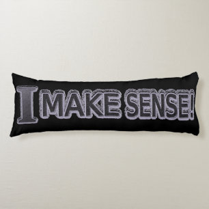 Cute Expression Design "Make Sense" Buy Now Body Cushion
