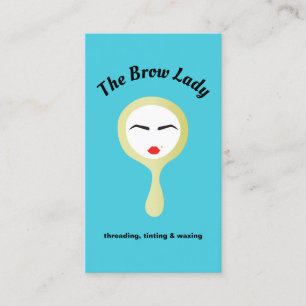 Cute Eyebrows Threading Brow Bar Business Card