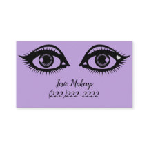 Cute Eyes Print Makeup Artist Lavender Colour