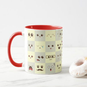 Cute face mug