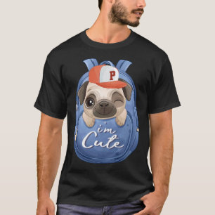 Cute Face Pug Dog Classic  34 T-Shirt