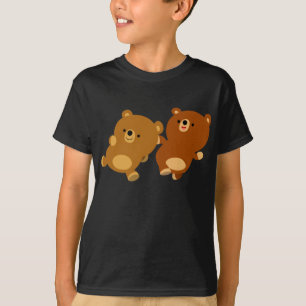Cute Facetious Cartoon Bears Children T-Shirt
