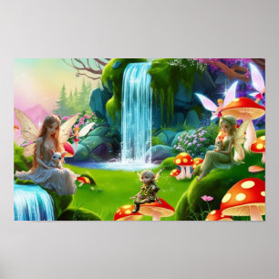 Cute Fairies Poster