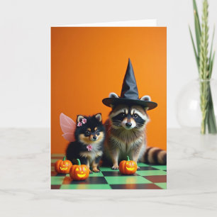 Cute Fairy And Witchy Friend Card