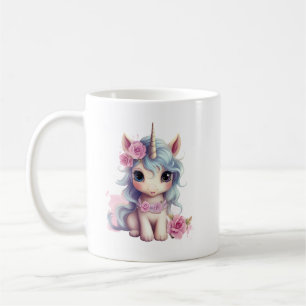 Cute Fairy Baby Unicorn Sparkling Fantasy Coffee Mug
