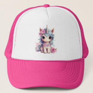Cute Fairy Baby Unicorn Sparkling Fantasy Trucker Hat
