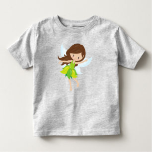 Cute Fairy, Brown Hair, Magic Fairy, Forest Fairy Toddler T-Shirt