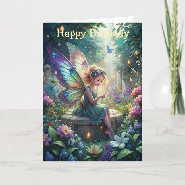 Cute Fairy  Card (Front)