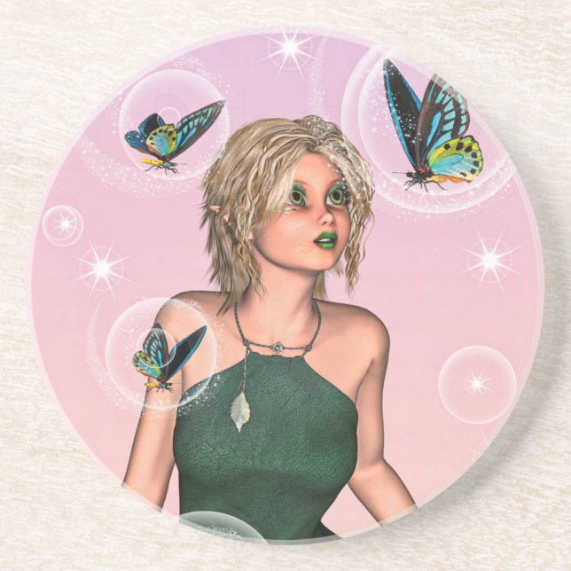 Cute Fairy Coaster (Front)