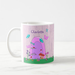 Cute Fairy Door Personalised Mug