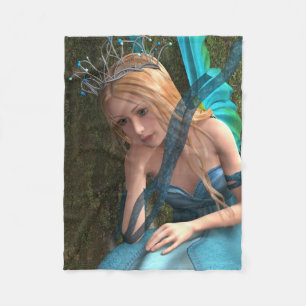 Cute Fairy Fleece Blanket