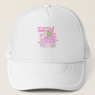 Cute Fairy Frog and Mushroom - You Make Me Mushy Trucker Hat