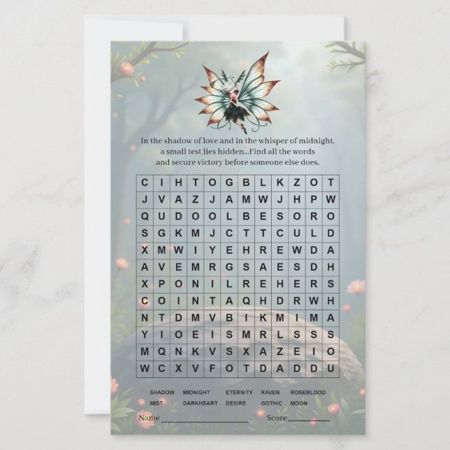 Cute Fairy Guardian in Magical Forest (Front)