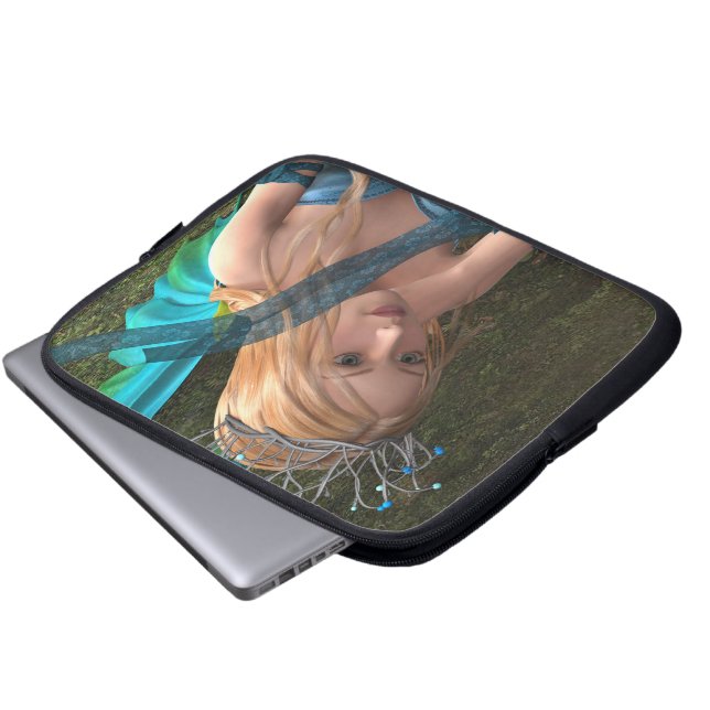 Cute Fairy Laptop Sleeve (Front Bottom)